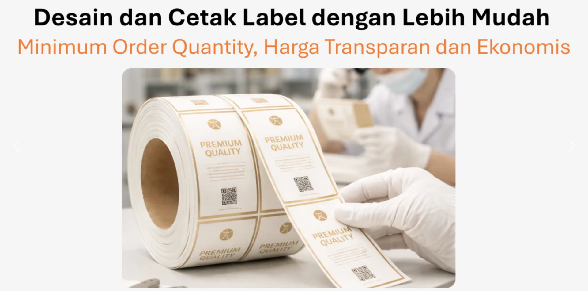 Minimum Order Quantity, Harga Transparan dan Ekonomis